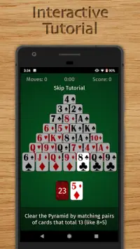Pyramid Solitaire Free - Classic Card Game Screen Shot 5