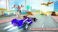 Police Dragon Robot Car - Lumilipad na Robot na Screen Shot 6