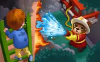 Bear Fireman Hero City Rescue! Screen Shot 10