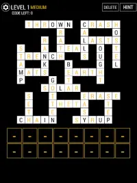 Codeword - A Free Crossword Screen Shot 7