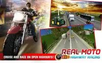 Real highway moto racer Screen Shot 0