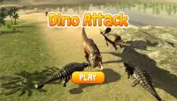 Атака Дино: динозавр игры Screen Shot 8