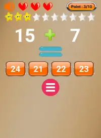 Addition and Subtraction maths game Screen Shot 2