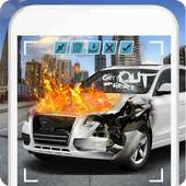 Photo Effects Damage For Car