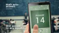 Math auto-answers simulator Screen Shot 0