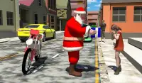 Natal Santa: BMX Moto Gift Delivery 2018 Screen Shot 4