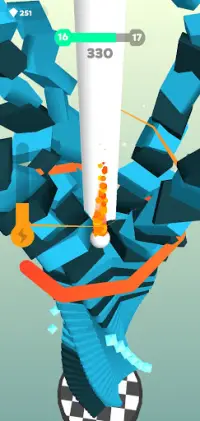 Helix Stack Fall 3D : Relaxing Tower Blaster Screen Shot 3