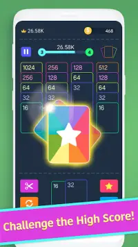 2048 Card-Solitaire Merge Cards Game Screen Shot 1