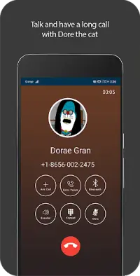 video call and chat simulator for dorae's granny's Screen Shot 3
