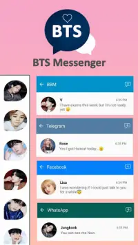BTS Messenger - Blackpink Chat Simulator, BTS Love Screen Shot 0