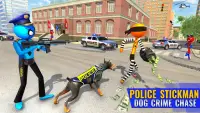 Flying Stickman Dog Crime Game Screen Shot 1