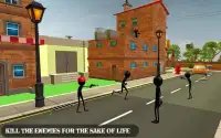 गुस्सा Stickman स्निपर शूटर Screen Shot 10