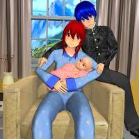 Anime Family Life Simulator: Pregnant Mother Games
