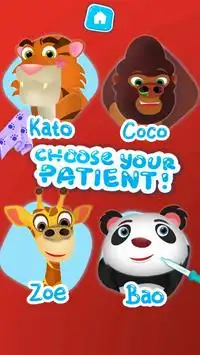 Animals Nose Doctor Kids Game Screen Shot 2