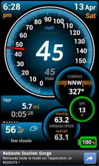 Ulysse Speedometer Screen Shot 0