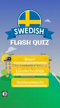 Swedish Vocabulary Flash Quiz Screen Shot 0