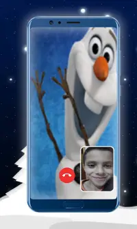 Prank call Snowman Video and Chat Screen Shot 2