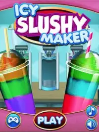 Icy Slushy Maker Frozen Ice Dessert Make Cook Game Screen Shot 4