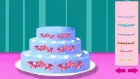 Juego de pastel de bodas - juegos de chicas Screen Shot 2