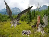 Flying Wolf Wild Sim Screen Shot 1