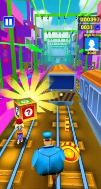 Subway Track Game - Endless Ultimate Surf Run Screen Shot 2