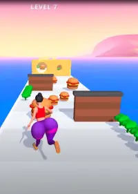 Twerk Race - Body Run 3D Game Screen Shot 0