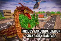 wütende Anaconda Dragon Snake City Amoklauf Screen Shot 7