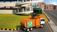 쓰레기 트럭 시뮬레이터 2016 Screen Shot 0