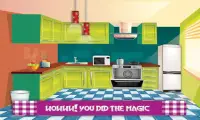 ремонт домашней кухни чистка игр Screen Shot 6