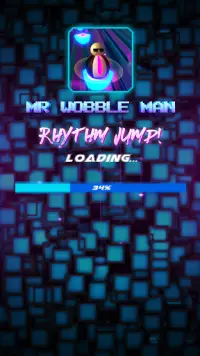 Wobble Man Rhythm Jumper! Screen Shot 1