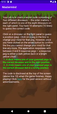 Mastermind Dinosaurs Screen Shot 4