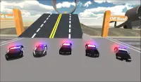 Policja samochód jazdy 3D Screen Shot 11