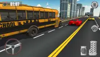 School Coach Bus Driver Game Screen Shot 1
