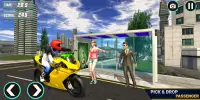 Motorbike Taxi Simulator Tourist Bike Driver 2020 Screen Shot 1