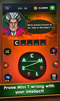 Scary Teacher : Addictive Word Game Screen Shot 2