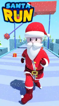 Santa Run Subway Runner Game Screen Shot 0