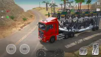 Truck Car Transport Trailer Screen Shot 0