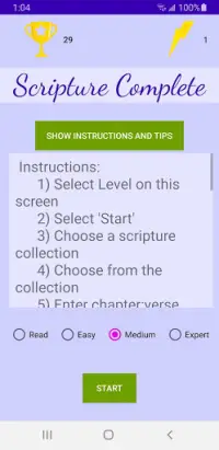 Scripture Complete Screen Shot 0