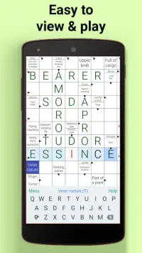 Clean Crosswords – free Crossword Puzzles Screen Shot 4