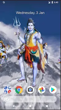 4D Shiva Live Wallpaper Screen Shot 1