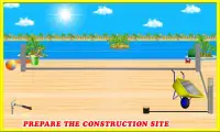jogos de decoração de construção casa sonho praia Screen Shot 2