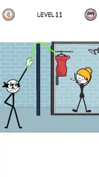 Stickman Thief : Brain Puzzle Screen Shot 21