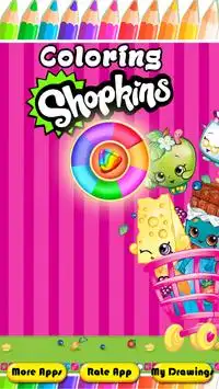 Coloring Pages for Shopkins Screen Shot 0