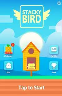 Stacky Bird: Permainan Telur Screen Shot 8