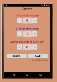 Chess Clock Timer Screen Shot 3