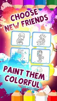 How To Draw Color Sonic The Hedgehog Sega Screen Shot 1
