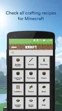 Kraft - Recipes for Minecraft Screen Shot 0