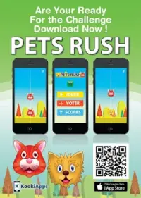Pets Rush Free Reflex game Screen Shot 1