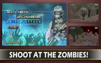 Alien Zombie Sniper Serangan Screen Shot 4