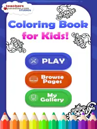 Libro para colorear para niños Screen Shot 16